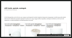 Desktop Screenshot of led-lampa.bolt.hu