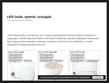 Tablet Screenshot of led-lampa.bolt.hu